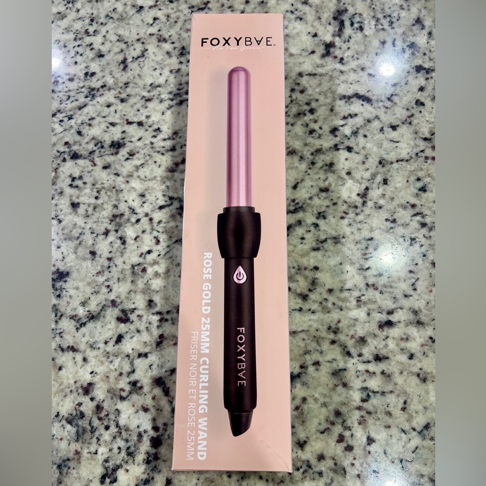 FoxyBae Rose Gold Curling Wand 25mm